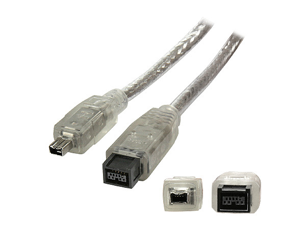 CABLE IEEE 1394B 9PIN/4PIN M/M 1.8M
