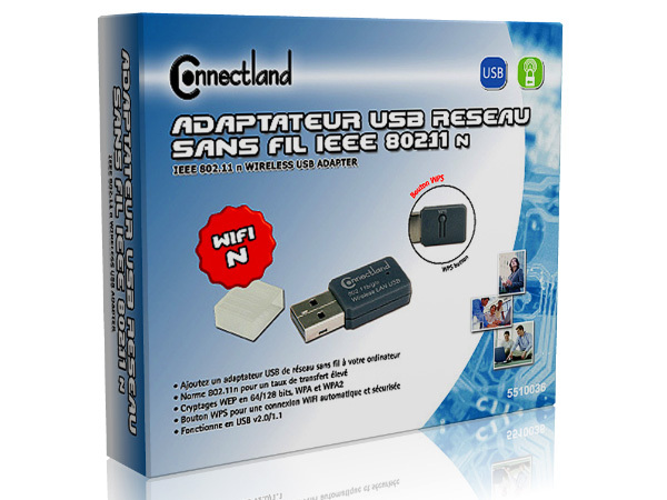 IEEE 802.11 b/g/n WIRELESS USB ADAPTER