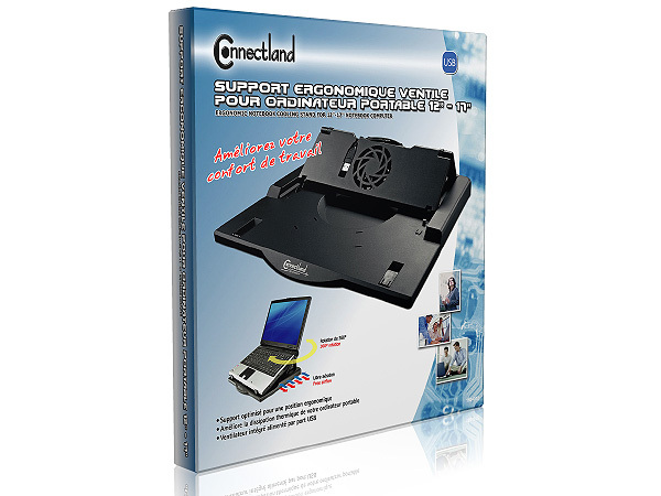Accessoire PC portable Port Support ergonomique ventile pour PC