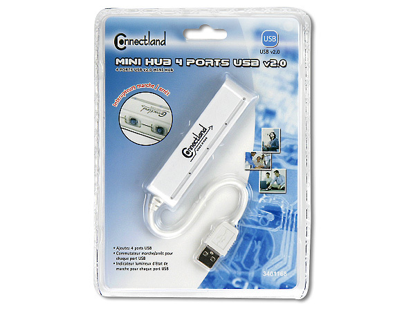 4 PORTS USB v2.0 HUB