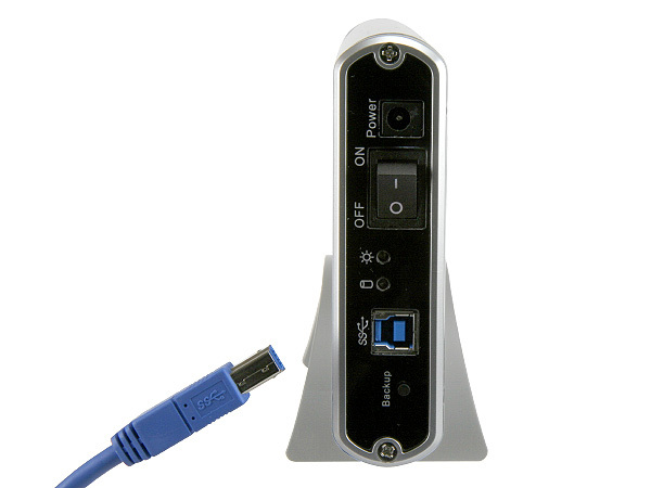 USB v3.0 EXTERNAL ENCLOSURE FOR 3½’’ SATA HARD DISK