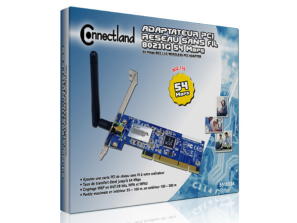 54 Mbps 802.11G WIRELESS PCI ADAPTER