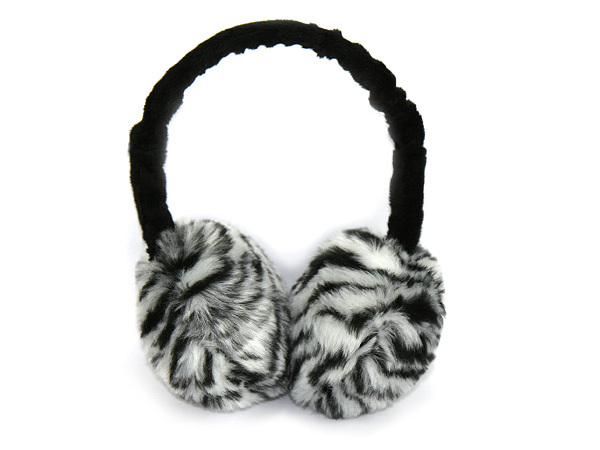 STEREO HEADSET WITH ZEBRA PATTERN