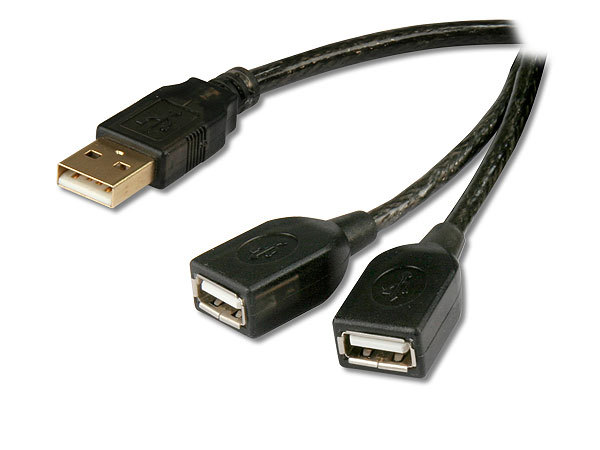 2xUSB A FEMALE REPEATER CABLE