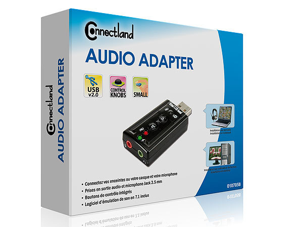 Mini usb audio adapter