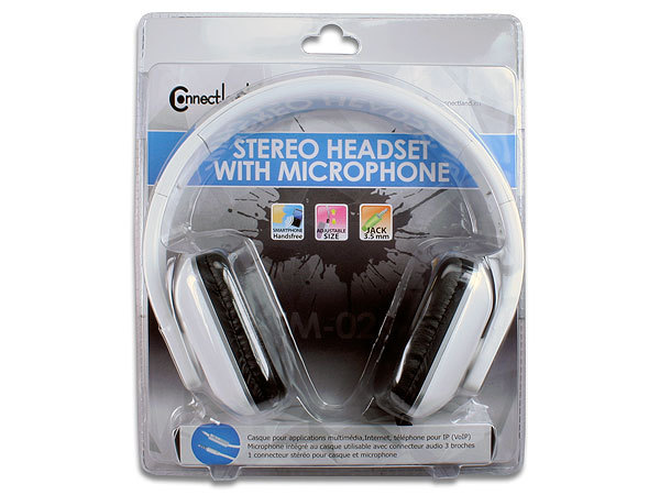 STEREO HEADSET WITH MICROPHONE