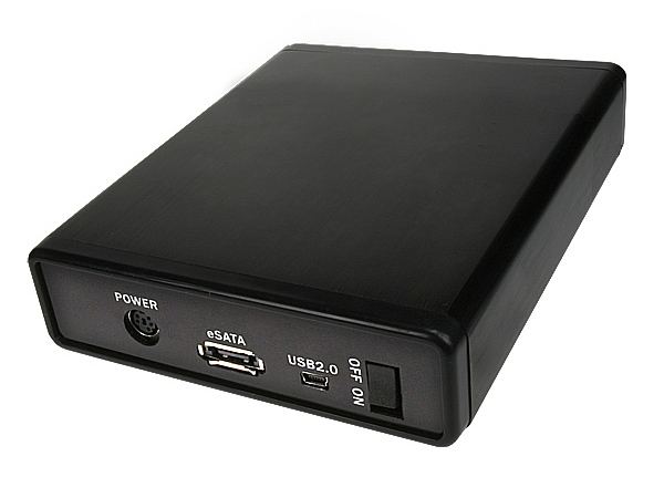 USB V2.0 + ESATA COMBO EXTERNAL ENCLOSURE FOR 3.5’’ SATA HDD