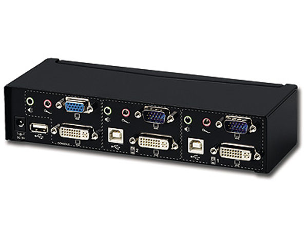 2-PORT USB KVM SWITCH DVI+VGA