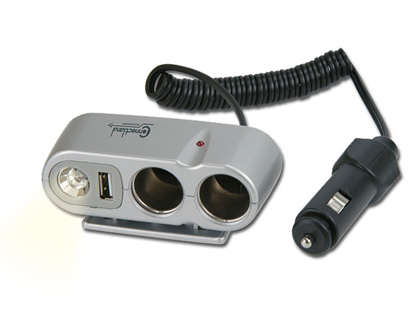 MULTI-SOCKET WITH LIGHT AND USB PORT