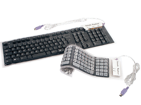 PS/2 foldable mini keyboard 