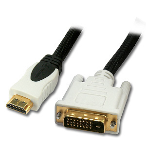 CABLE DVI-D SINGLE MALE HDMI-M 1.8M