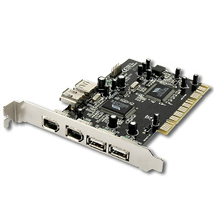 PCI CARD COMBO USB V2.0 + 1394A