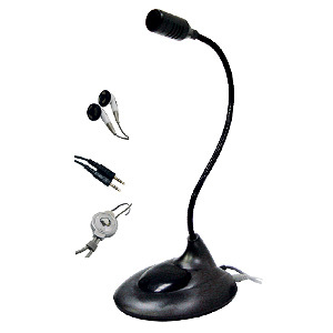 DESKTOP MICROPHONE WITH EARPHONE 