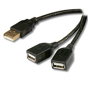 2xUSB A FEMALE REPEATER CABLE