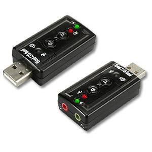 Mini usb audio adapter