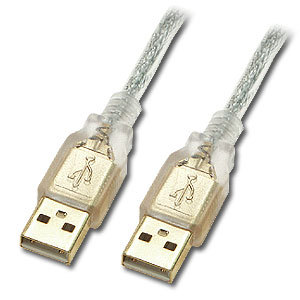 CABLE USB A MALE TO A MALE 1.8M