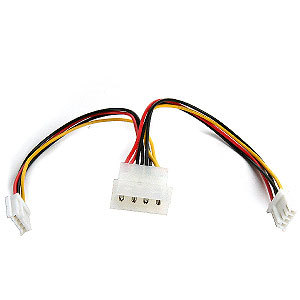  Molex 4 pins power supply to 3.5'' 4 pins Y splitter cable