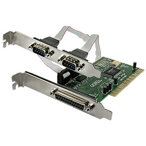 2 SERIAL PORT + 1 PARALLEL PORT CONTROLER PCI CARD