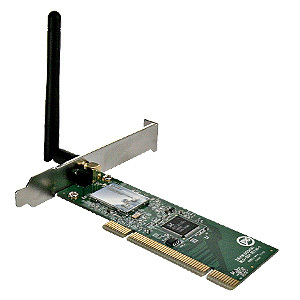 54 Mbps 802.11G WIRELESS PCI ADAPTER